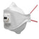 P/10 MASQUES PROTECTION JETABLE FFP3 AVEC SOUPAPE 9332+