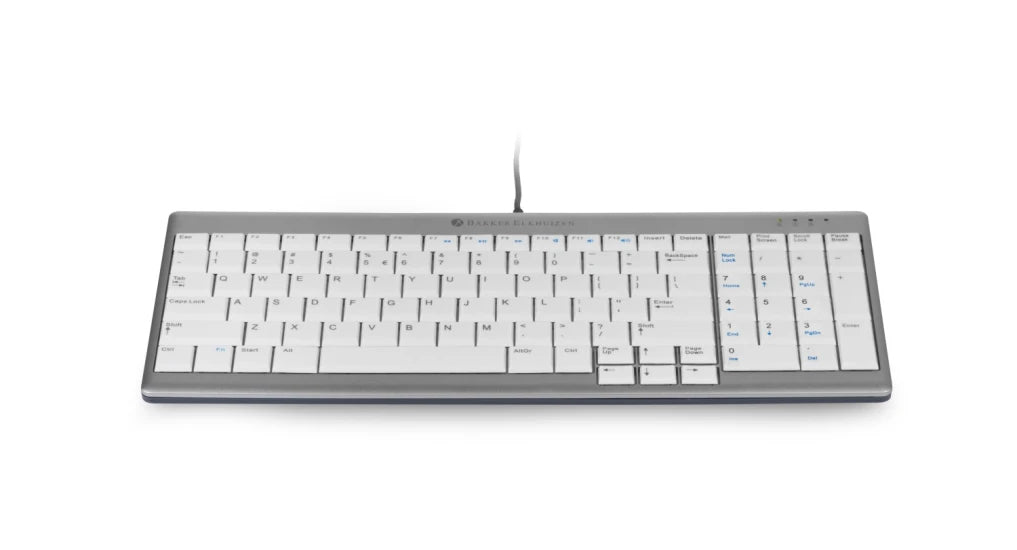 Clavier compact ergonomique avec pavé numérique