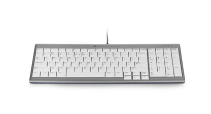 Clavier compact ergonomique avec pavé numérique