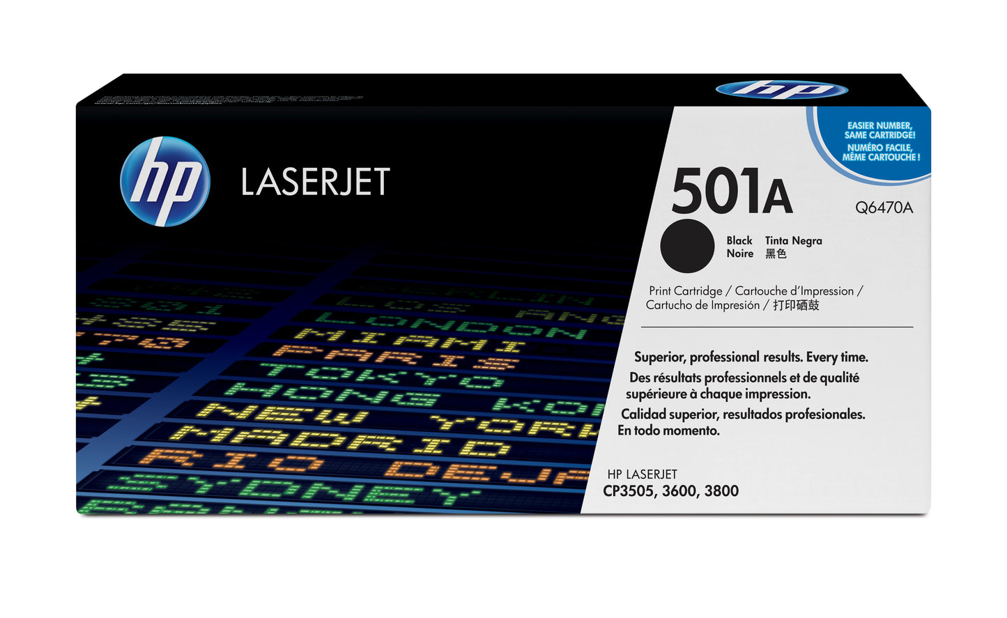 Cartouche toner HP q6470a - noir, 6000 pages