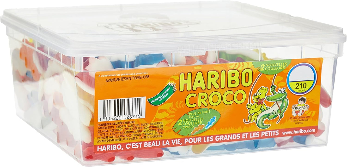 Bonbons  Haribo crocodile  - boite de 250