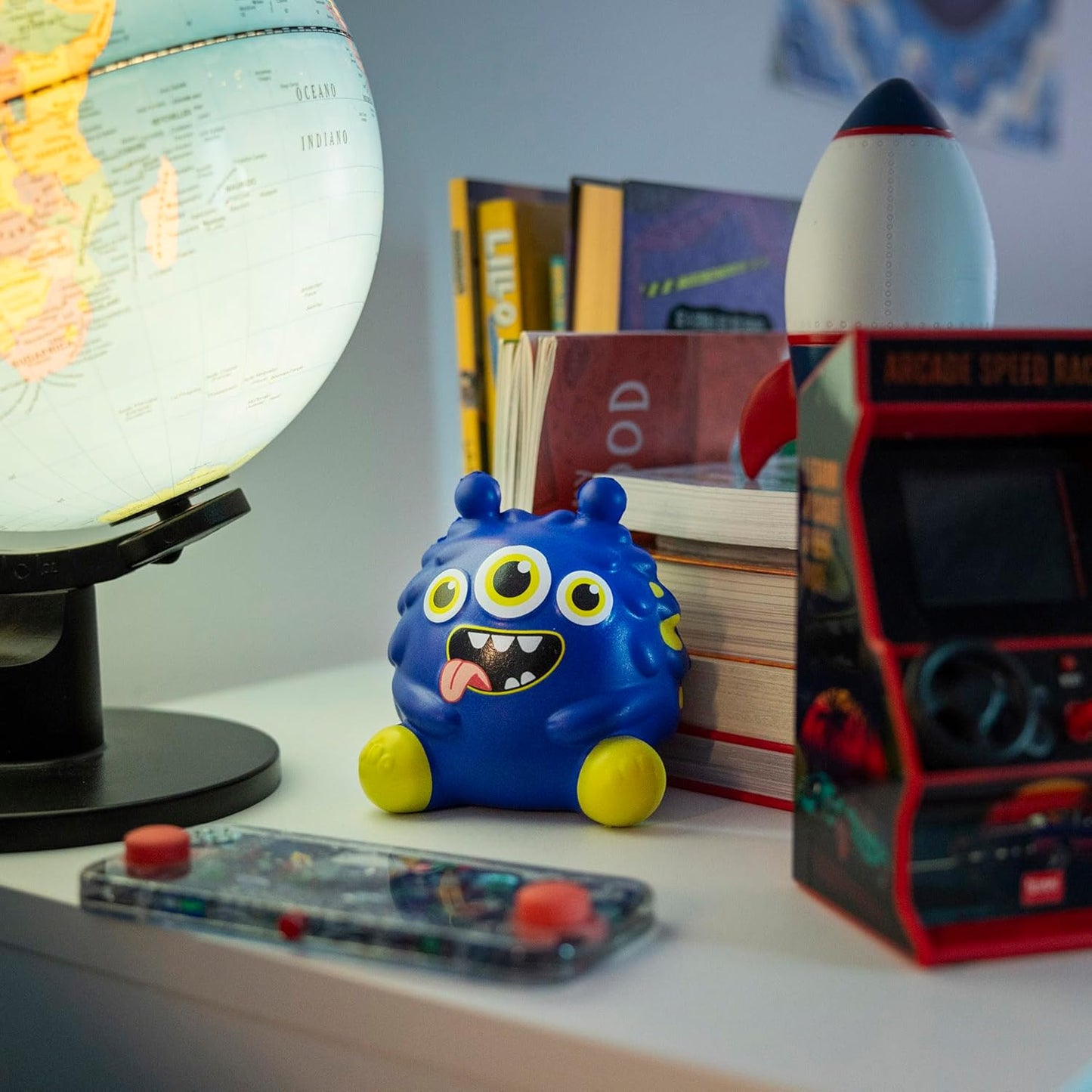 Boule anti-stress monster - parfum fraise