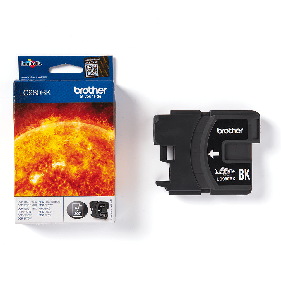 Cartouche d'encre Brother LC980bk - impression de qualité