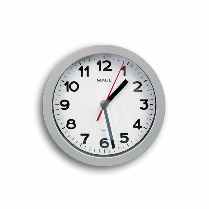 Horloge murale maul step 20 cm argent