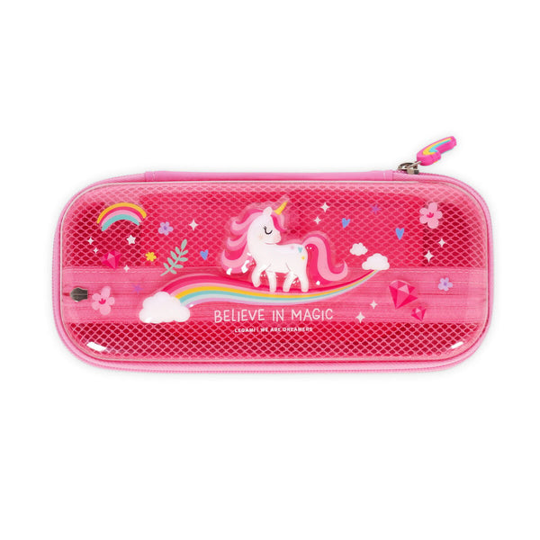Trousse wonderwow Legami unicorn - fermeture éclair pratique