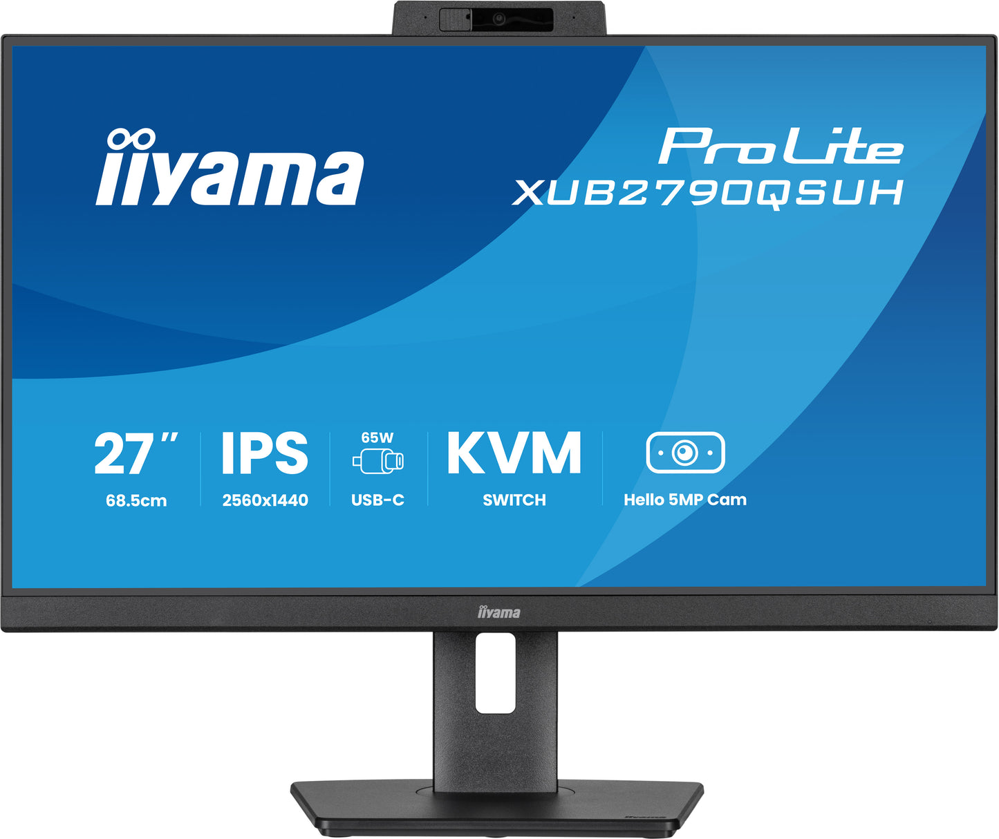 Écran iiyama ProLite XUB2790QSUH 27" avec Webcam