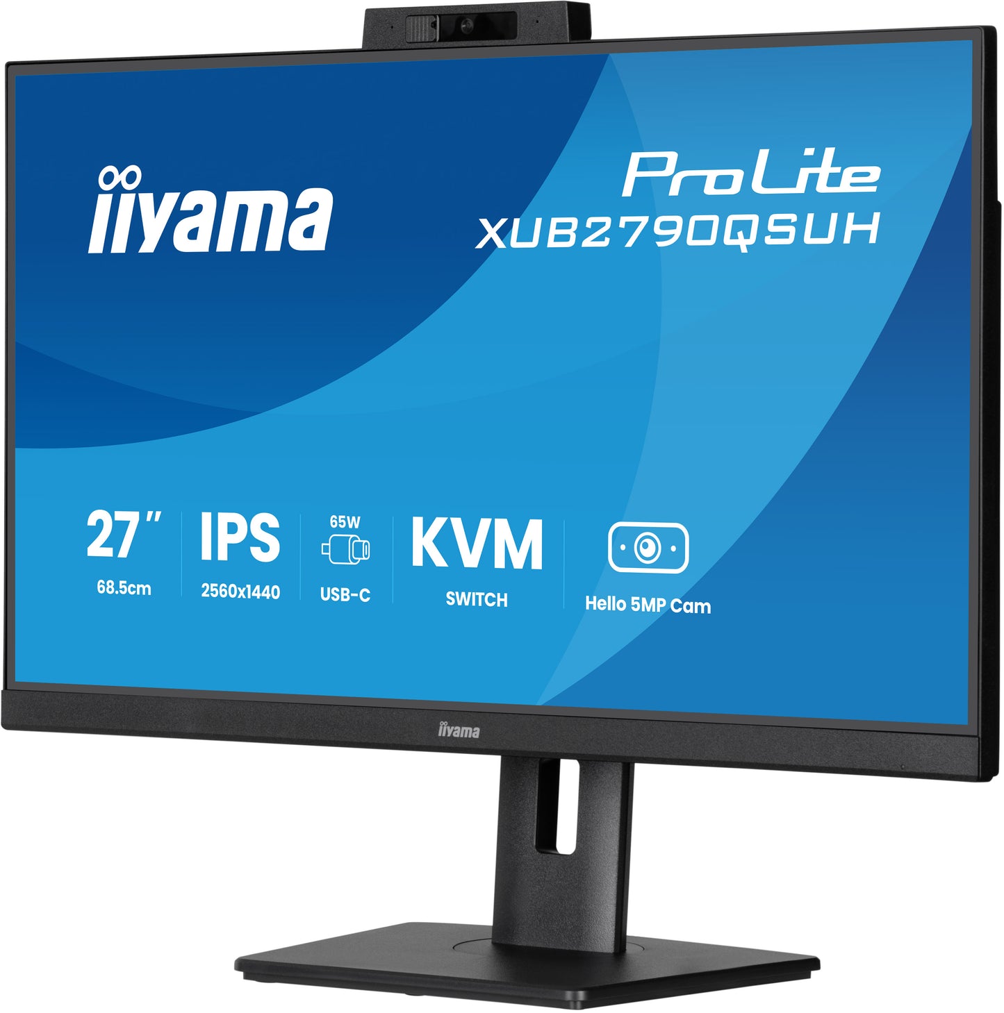 Écran iiyama ProLite XUB2790QSUH 27" avec Webcam
