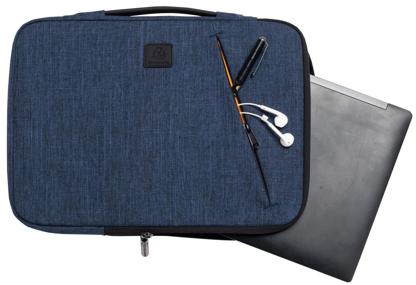 Housse informatique 13-14" - polyester recyclé bleu