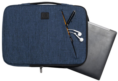 Housse informatique 13-14" - polyester recyclé bleu