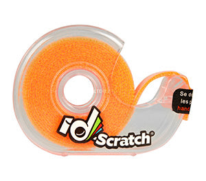 Rouleau Scratch avec Dévidoir - 2m x 2cm Rouge