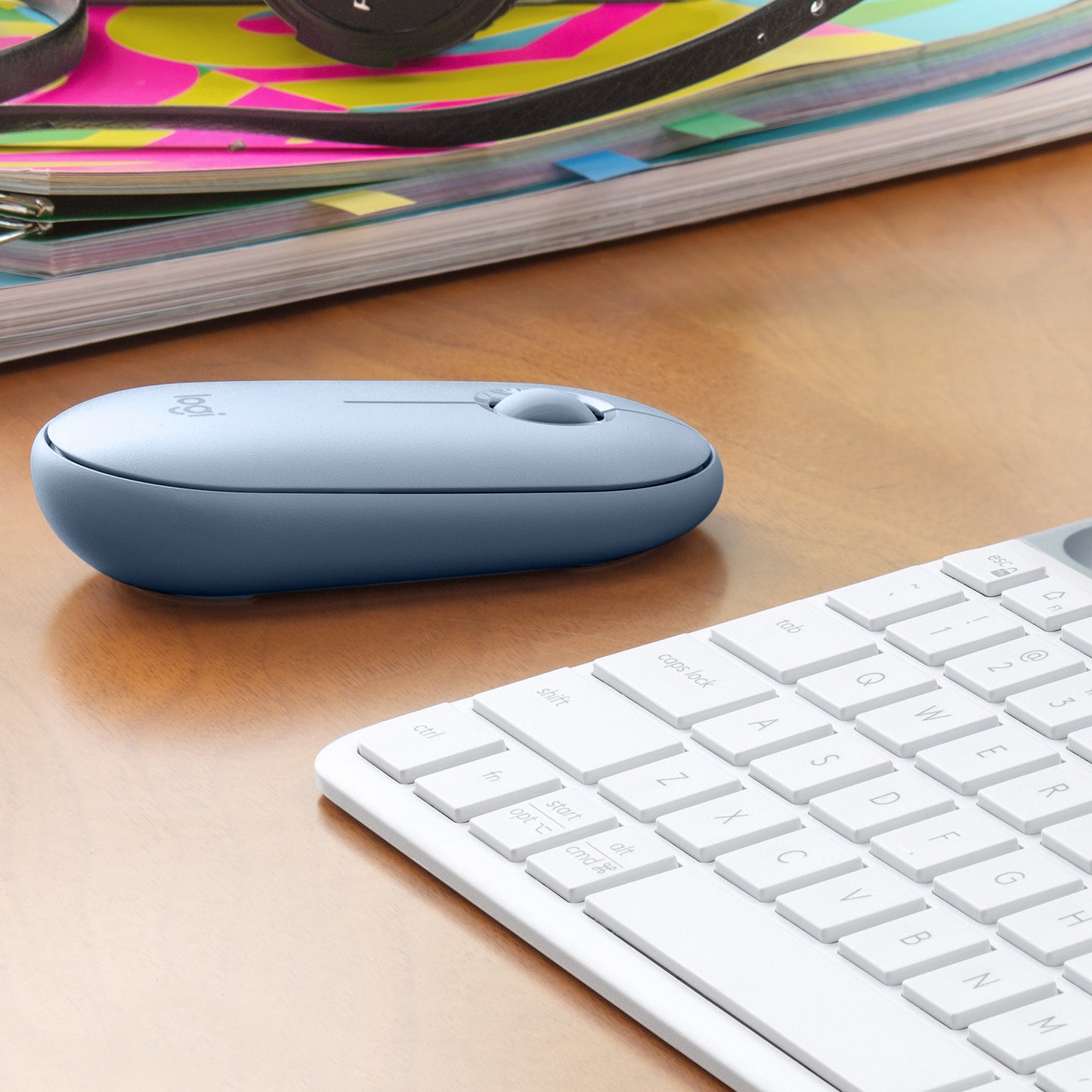Souris sans fil pebble - clic silencieux et bluetooth