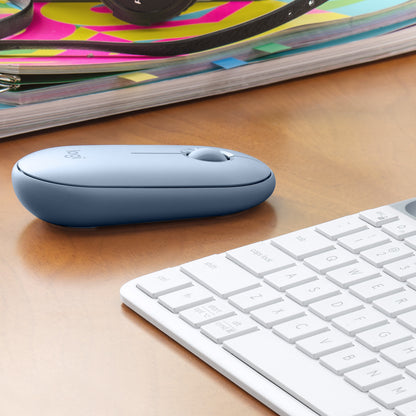 Souris sans fil pebble - clic silencieux et bluetooth