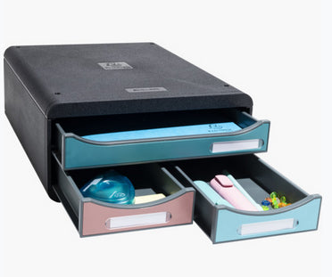 Range-dosettes café 3 tiroirs small box nespresso, café royal etc