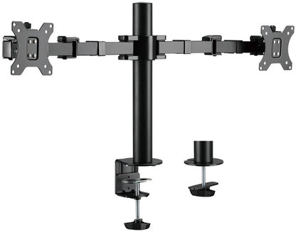 Bras support double écran 17-32" - réglable et ergonomique