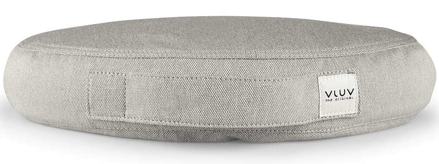 Coussin d'assise rond - Argent - Antidérapant