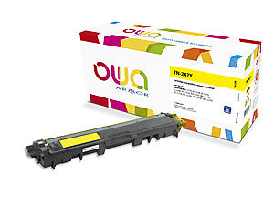 Toner remanufacturé Brother TN247Y - 2300 pages-jaune