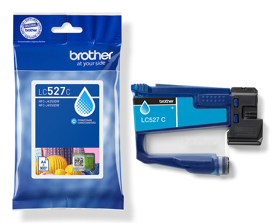 Cartouche d'encre Brother cyan LC527c - 900 pages
