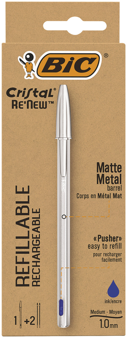 Stylo à bille rechargeable - pointe moyenne 1,0 mm