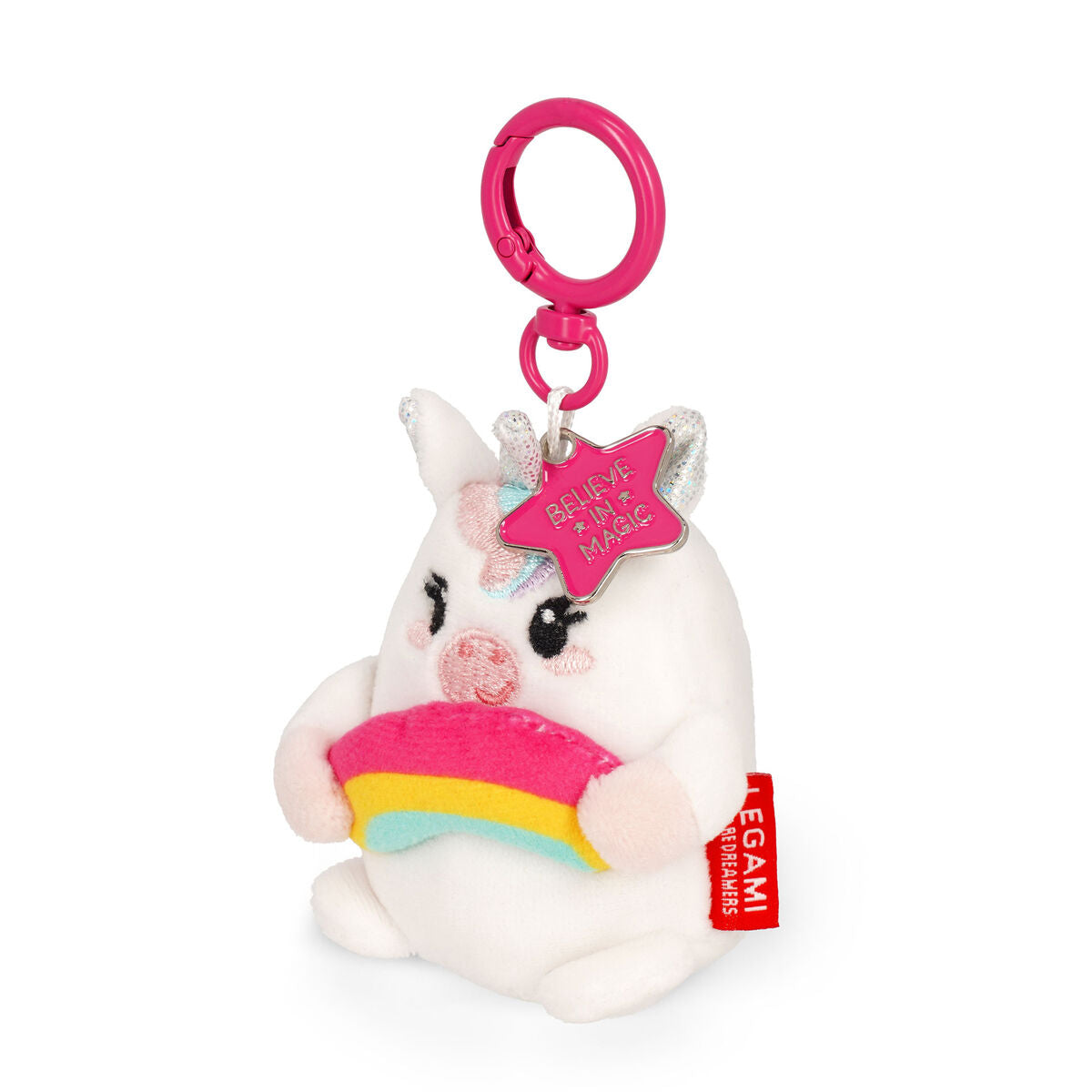 Porte-clés Peluche Super Soft Unicorn Multicolore