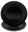 Assiette carton 23cm p/20 noir