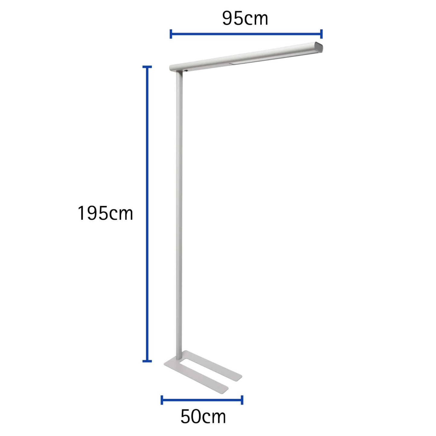 Lampadaire Jet- argent-195cm