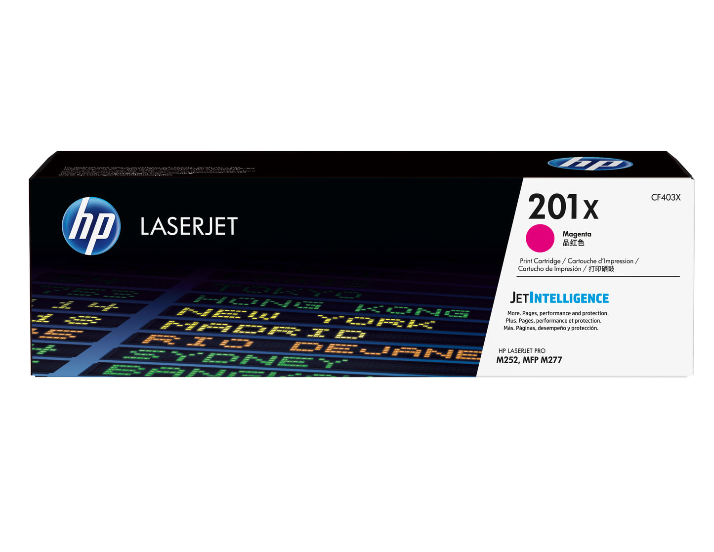 Cartouche toner HP magenta 201x - haute capacité 2300 pages