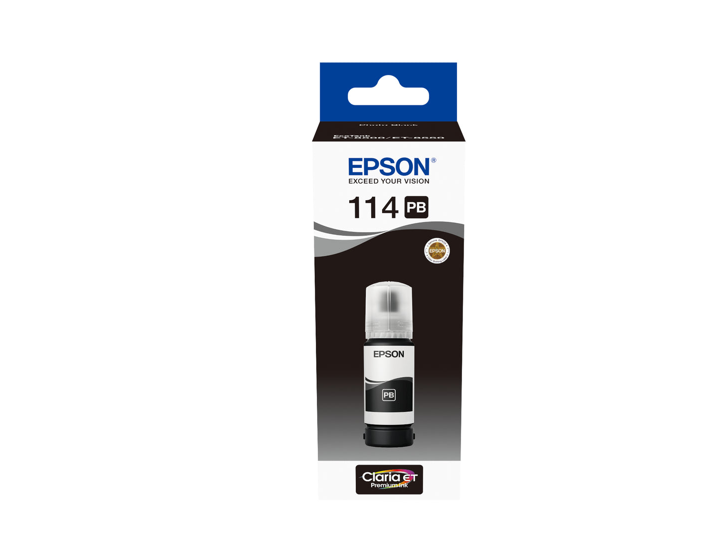 Cartouche d'encre Epson photo noire T114 ecotank - 70 ml