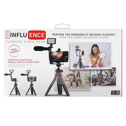 Pack vlogger vidéo - accessoires complets et polyvalents