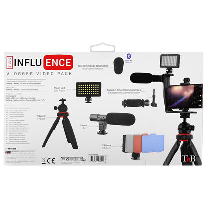 Pack vlogger vidéo - accessoires complets et polyvalents