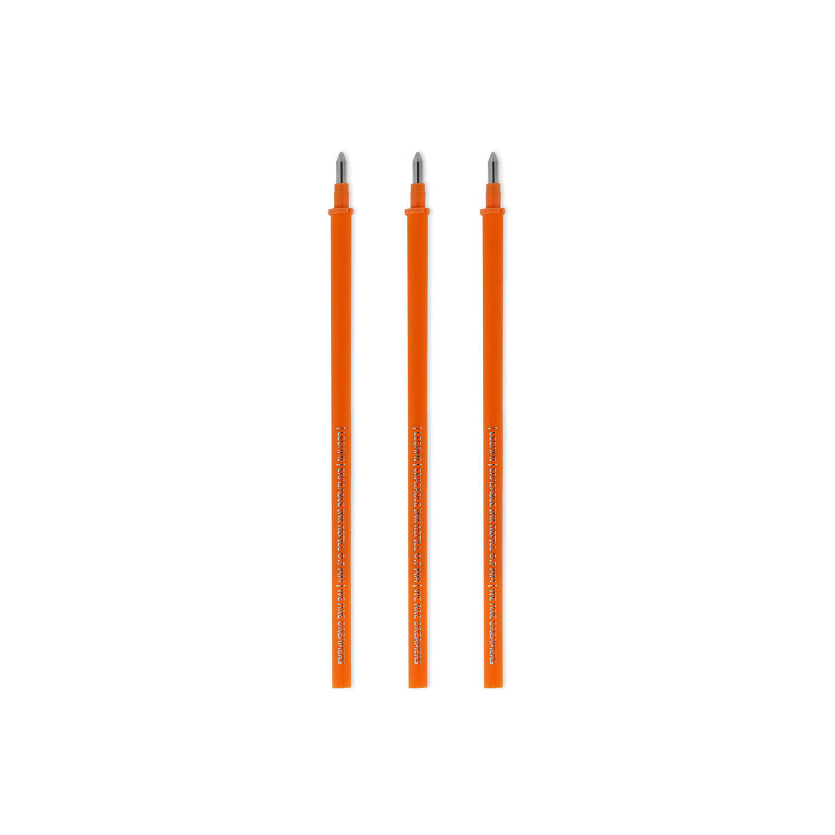 Recharges Stylo legami effaçable - Pointe 0,7 mm, Orange-pack de 3