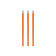 Recharges Stylo legami effaçable - Pointe 0,7 mm, Orange-pack de 3