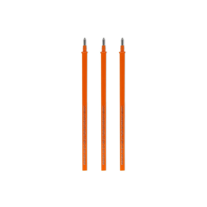 Recharges Stylo legami effaçable - Pointe 0,7 mm, Orange-pack de 3
