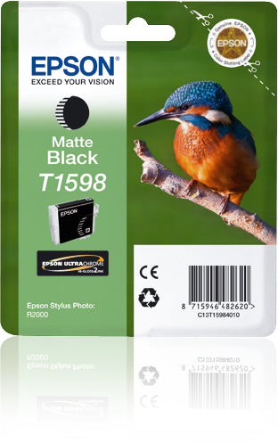 Cartouche d'encre Epson t15984010 noire mat - 17 ml, 800 pages