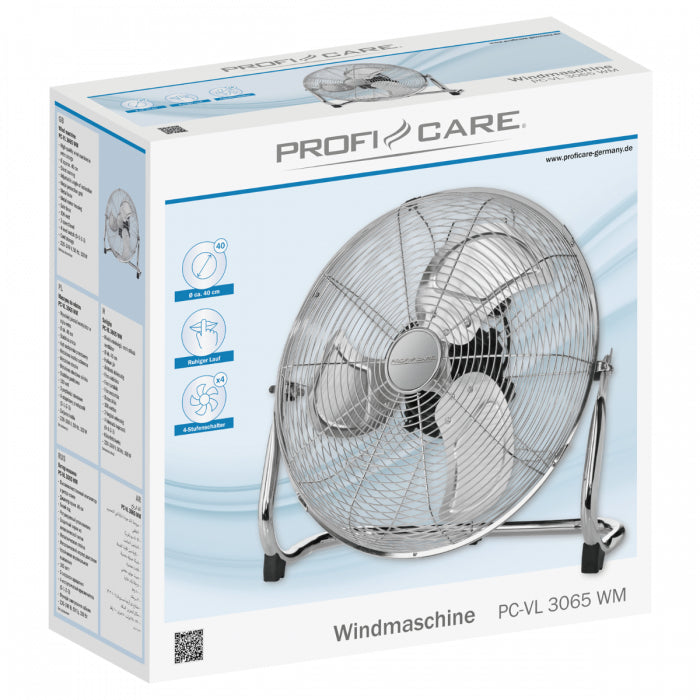 Ventilateur de sol 50cm - puissance 120w, 3 vitesses