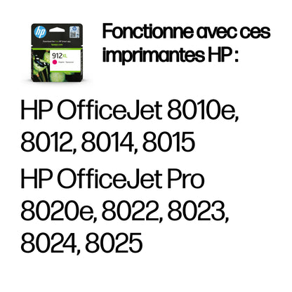 Cartouche d'encre HP 912xl magenta - haute capacité