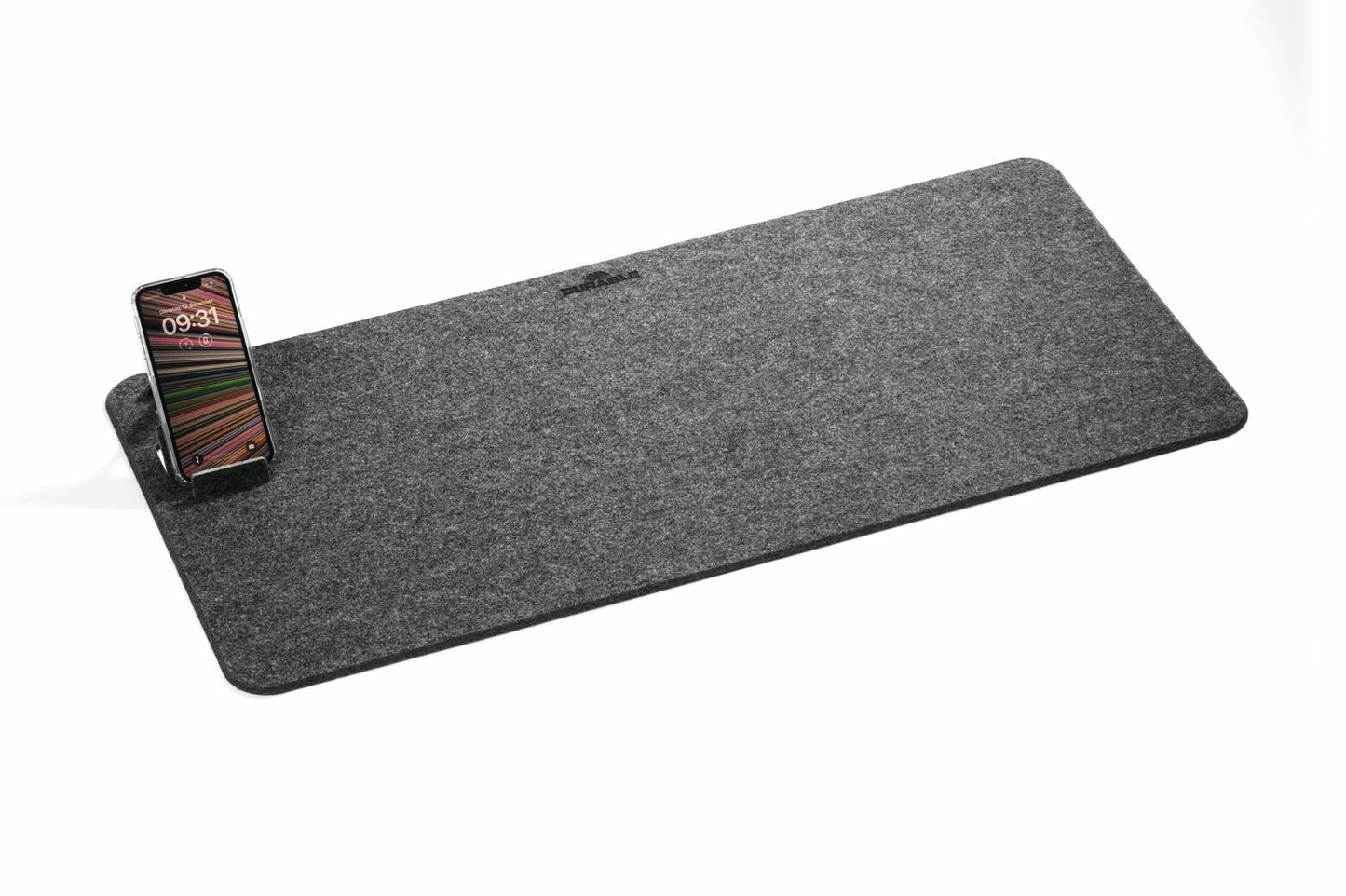 Sous-main 700x330 mm - feutre recyclé et support téléphone