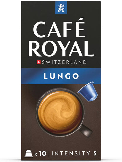 Capsules Café royal lungo nespresso - torréfaction moyenne