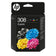 Pack 2 cartouches d'encre 308 - noir et couleur