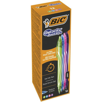Stylo roller gelocity grip - écriture fluide  pack de  12