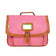 Cartable scolaire 38cm - design classique rose