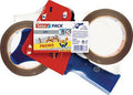 Dévidoir ruban emballage +2 rouleaux adhésifs 50x66mm
