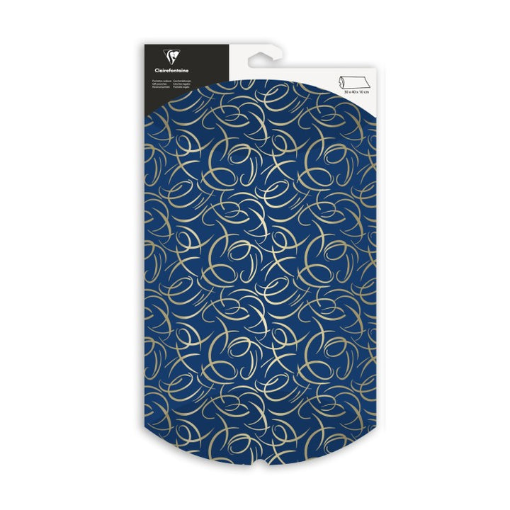 Pochette cadeau kraft 30x40-motif arabesques
