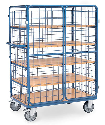 Chariot à étagères 5 plateaux - Charge 600 kg