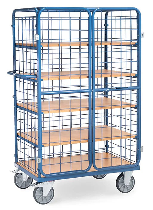 Chariot à étagères 5 plateaux - Charge 600 kg