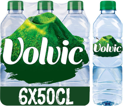 Eau minérale naturelle Volvic 50cl - filtration volcanique