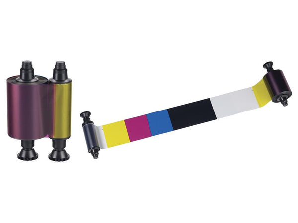 Ruban couleur YMCKO - Compatible imprimantes Evolis