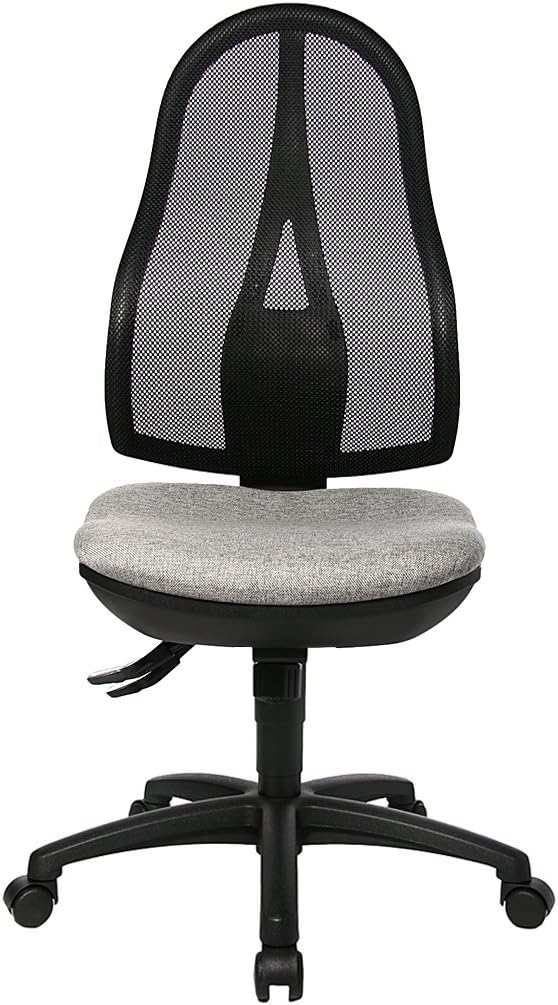 Chaise de bureau ergonomique Topstar Gris clair  - dossier respirant