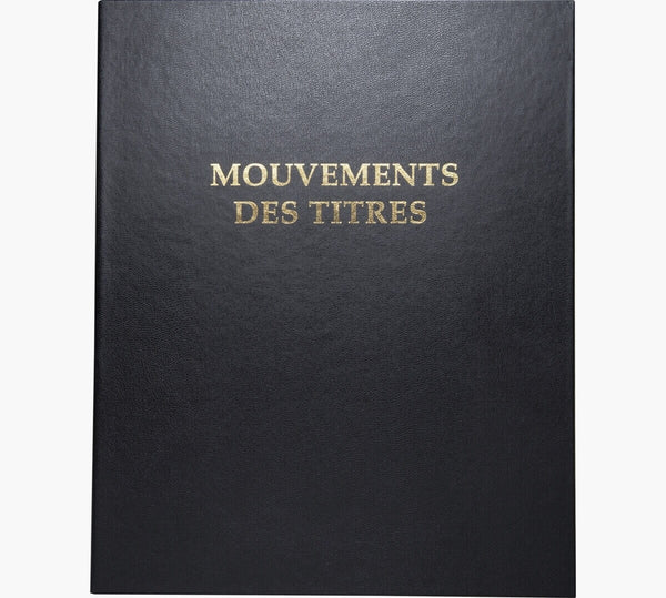 Registre mouvement de titres 4603e - format a4 écologique