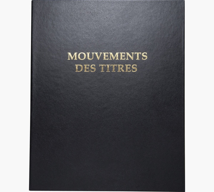 Registre mouvement de titres 4603e - format a4 écologique