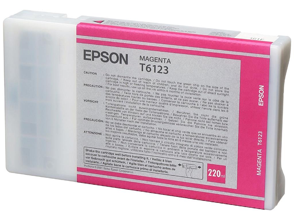 Cartouche epson t6123 - encre magenta 220 ml